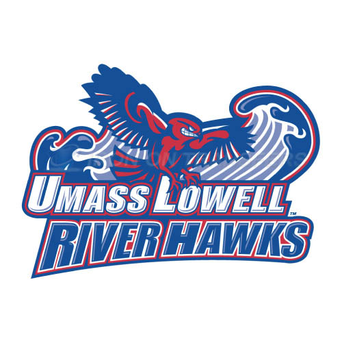 UMass Lowell River Hawks Logo T-shirts Iron On Transfers N6678 - Click Image to Close